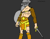 Dibujo Gladiador pintado por Mkuryt