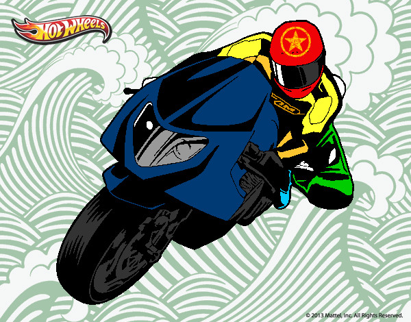 Dibujo Hot Wheels Ducati 1098R pintado por xavielito