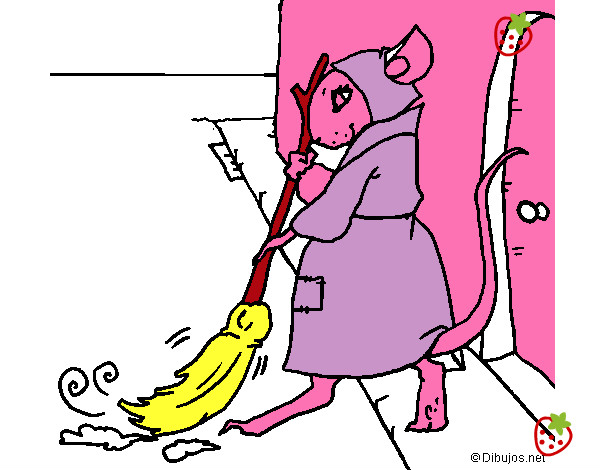 Dibujo La ratita presumida 1 pintado por olveraju