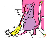 Dibujo La ratita presumida 1 pintado por olveraju