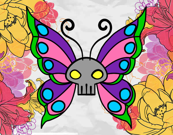 Dibujo Mariposa Emo pintado por vicho_isi1