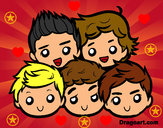 Dibujo One Direction 2 pintado por Albi1D