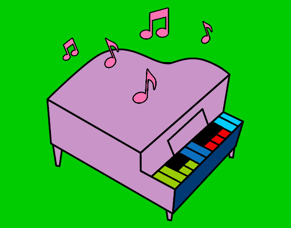 Dibujo Piano de cola pintado por tizi2014