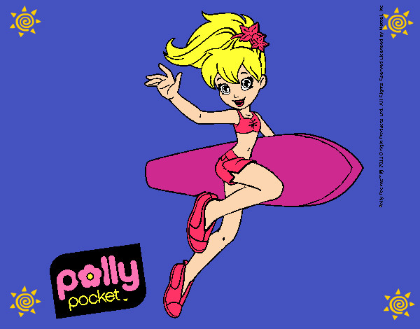 Dibujo Polly Pocket 3 pintado por yosli