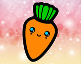 Dibujo Zanahoria sonriente pintado por eimy567