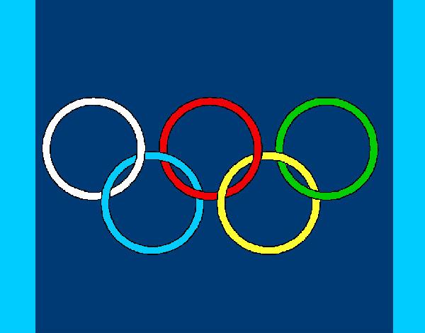 Dibujo Anillas de los juegos olimpícos pintado por mis71051