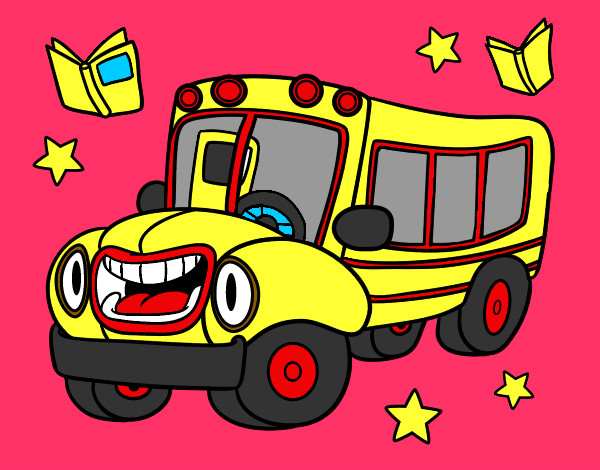 Dibujo Autobús animado pintado por chantalita