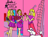 Dibujo Barbie de compras con sus amigas pintado por tonka123