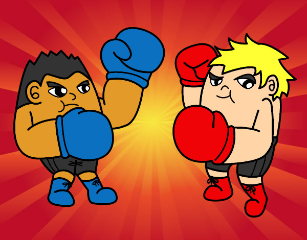 Dibujo Combate de boxeo pintado por Bruno10