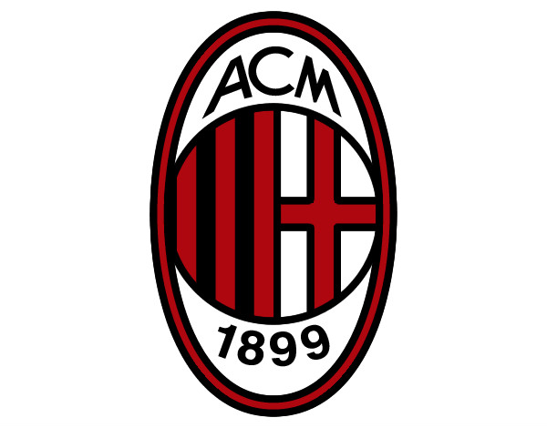 Dibujo Escudo del AC Milan pintado por joea