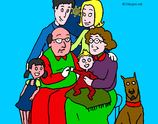 Dibujo Familia pintado por Alberto23