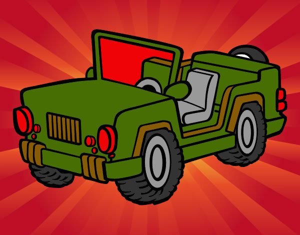 Dibujo Jeep pintado por antonio27