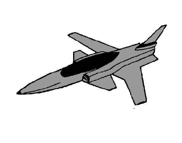 Dibujo Jet pintado por joshu