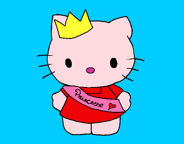 Dibujo Kitty princesa pintado por laylawinx1