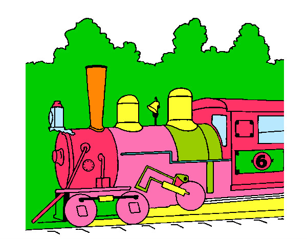 Dibujo Locomotora pintado por Josefabric