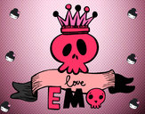 Dibujo Love Emo pintado por YENAIV