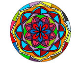 Dibujo Mandala 6 pintado por lunaley
