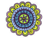 Dibujo Mandala alegre pintado por roxona2002