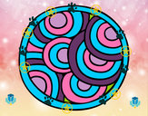 Dibujo Mandala circular pintado por stars_flor