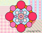 Dibujo Mandala con redondas pintado por agus003