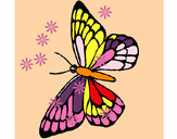 Dibujo Mariposa 10 pintado por valemiku