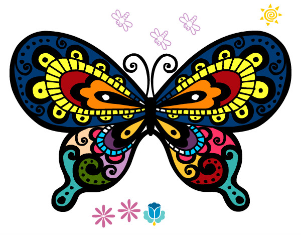 Dibujo Mariposa bonita pintado por mirkonicol