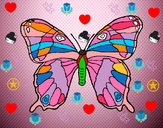 Dibujo Mariposa silvestre pintado por Goulia