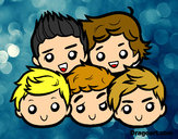 Dibujo One Direction 2 pintado por anyio16
