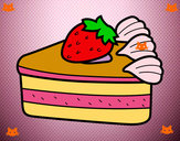 Dibujo Tarta de fresas pintado por KarenFDD06