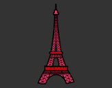 Dibujo Torre Eiffel pintado por kampanita