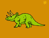Dibujo Triceratops pintado por mirkonicol