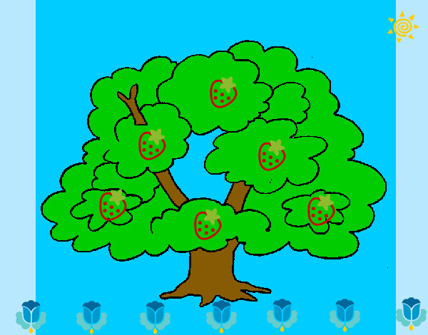 Dibujo Árbol pintado por AVRILARRIE