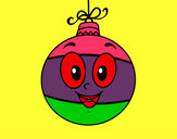 Dibujo Bola de árbol de Navidad pintado por noeliabq