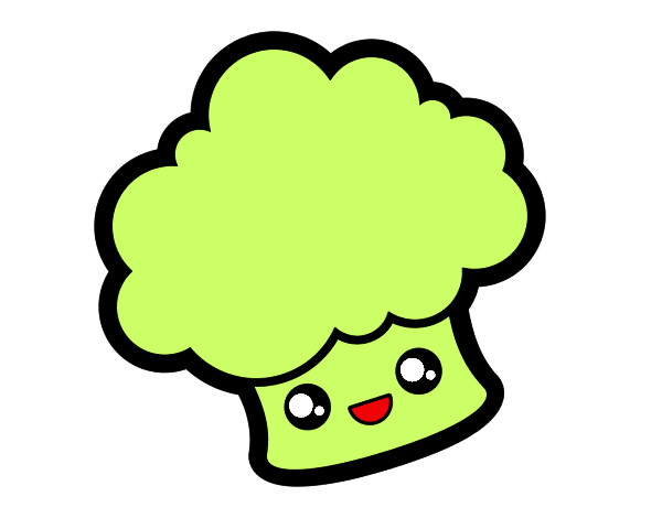 Dibujo Brócoli sonriente pintado por marcia7