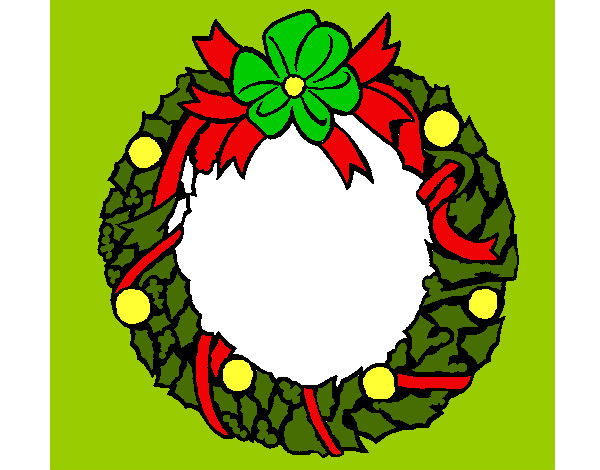 Dibujo Corona de navidad 1 pintado por YTAMARIA