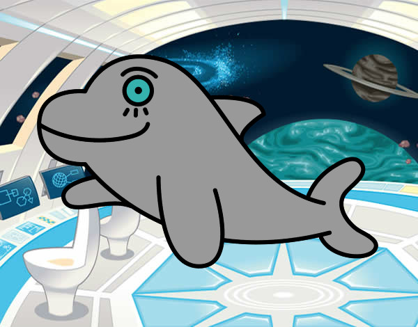 Delfín alegre