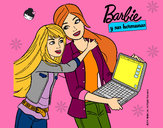 Dibujo El nuevo portátil de Barbie pintado por orianthi