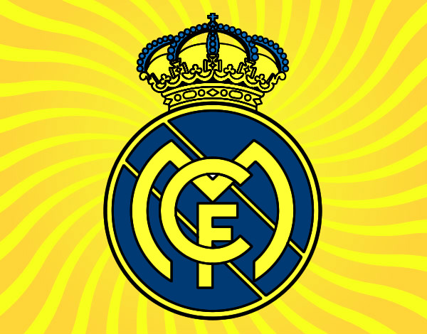 Dibujo Escudo del Real Madrid C.F. pintado por nial