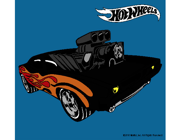 Dibujo Hot Wheels 11 pintado por charvet