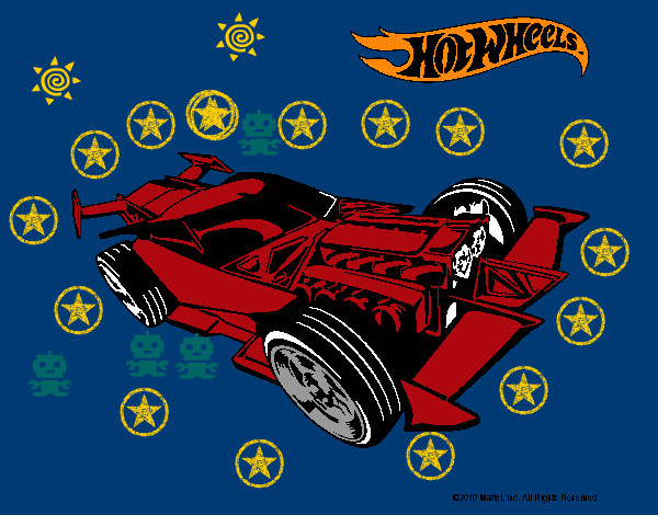 Dibujo Hot Wheels 9 pintado por  itzam