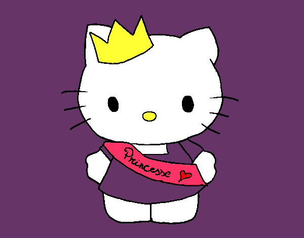 Dibujo Kitty princesa pintado por melyna