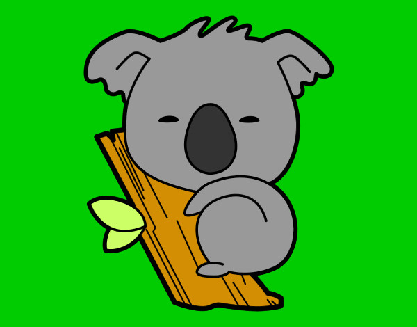 Dibujo Koala bebé pintado por Renatita_6