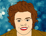 Dibujo Retrato de Harry Styles pintado por bessel
