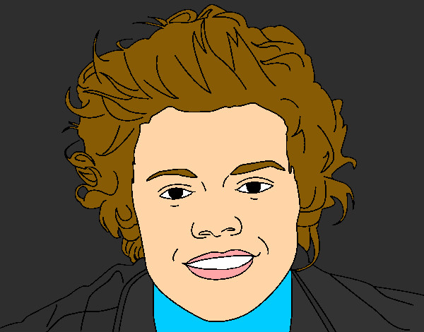 Dibujo Retrato de Harry Styles pintado por eldymar 