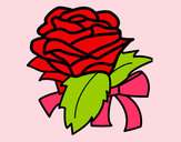 Dibujo Rosa, flor pintado por jhoanny3