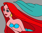 Dibujo Sirenita Ariel pintado por Sofinfa