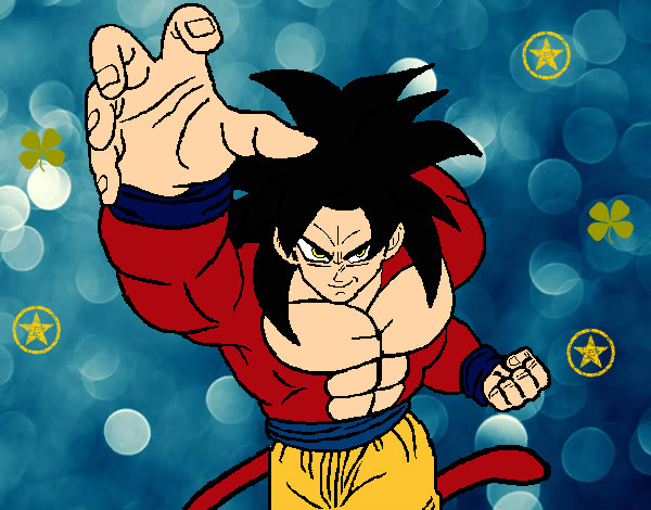 Goku super sayian 4