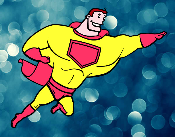 Dibujo Superhéroe grande pintado por Joaquito08