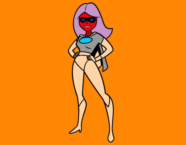 Dibujo Superheroina pintado por Neferet