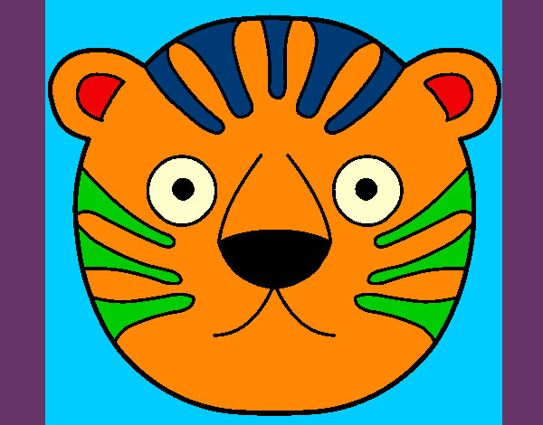 Dibujo Tigre II pintado por julietacal